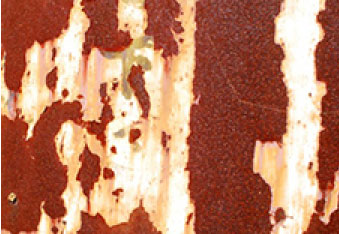 さび(トタン屋根)