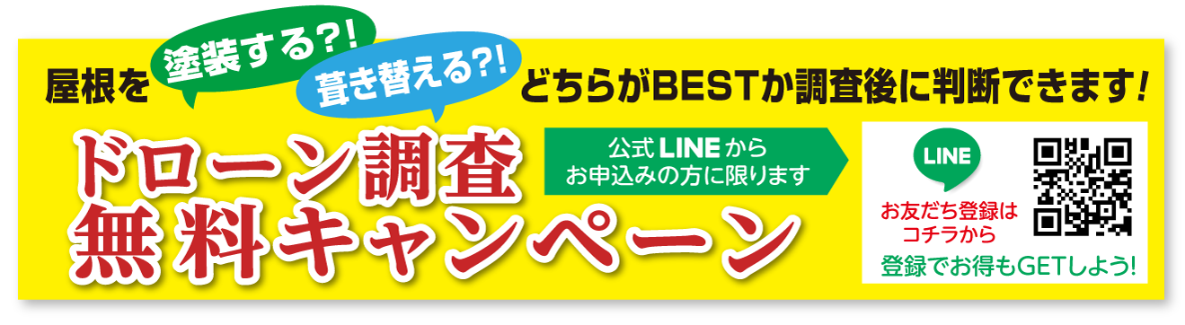 ドローン調査無料キャンペーン